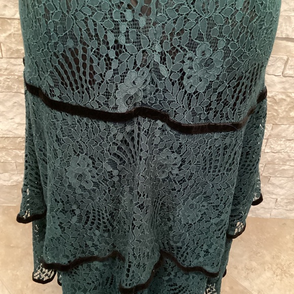 Lulus Wilshire Forest Green Lace Halter Midi Dress - Picture 8 of 11